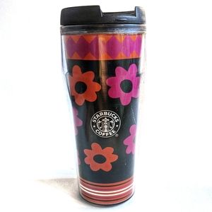 STARBUCKS | 2002 Barista Daisy Travel Coffee Mug